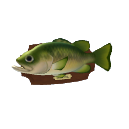 Wall Mounted Fish - Bass
