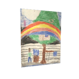 Child's Drawing - Wall Hanging