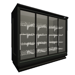 Storage Fridge Freezer - Black