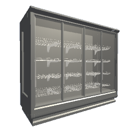 Storage Fridge Freezer - Steel