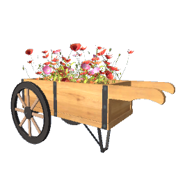 Flower Wagon Cart - Classic