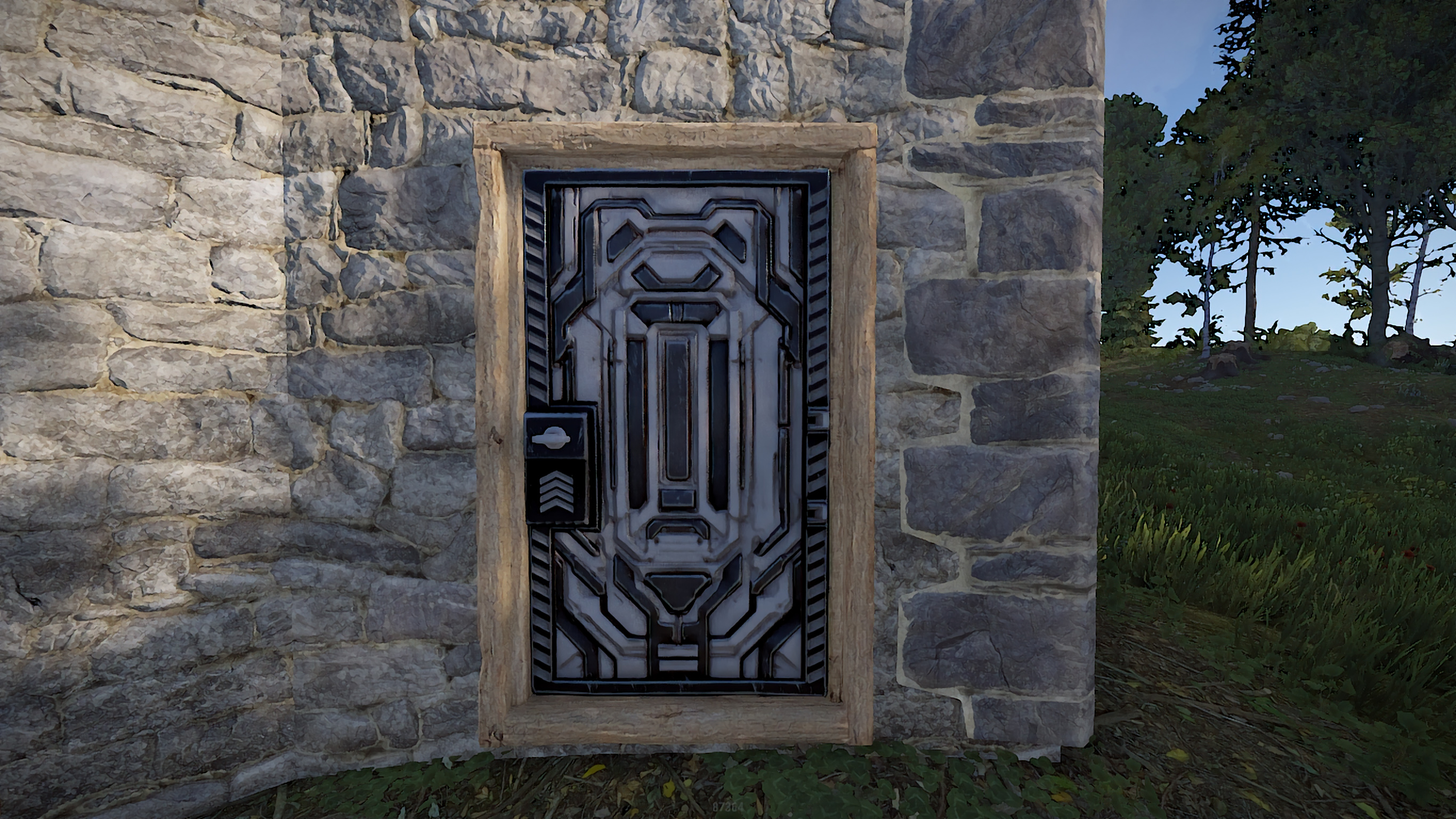 Dystopian Cell Door