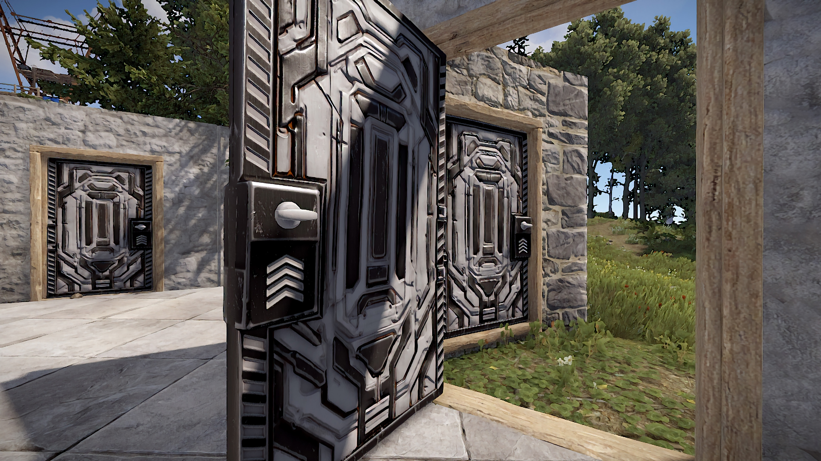 Dystopian Cell Door