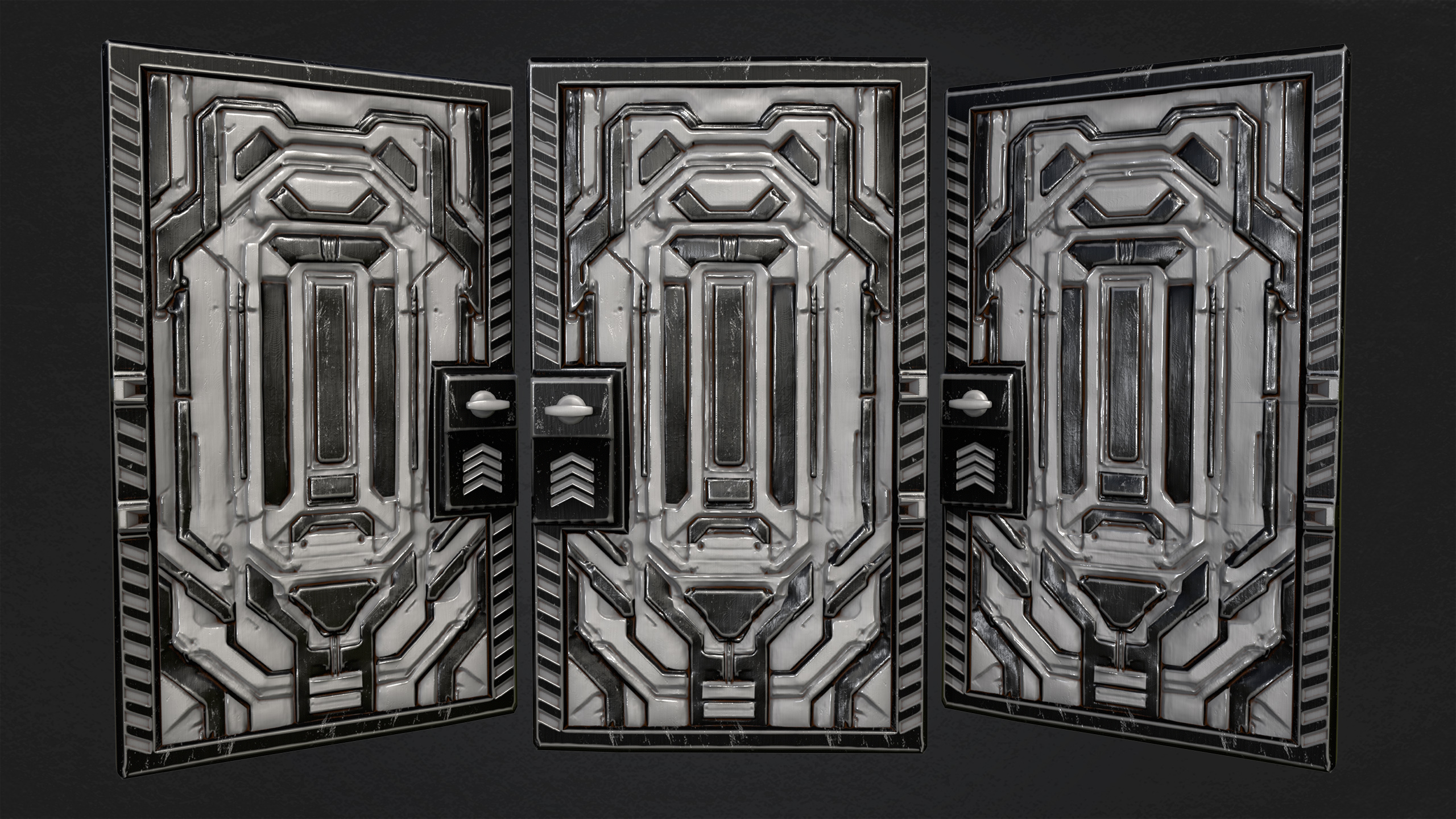 Dystopian Cell Door