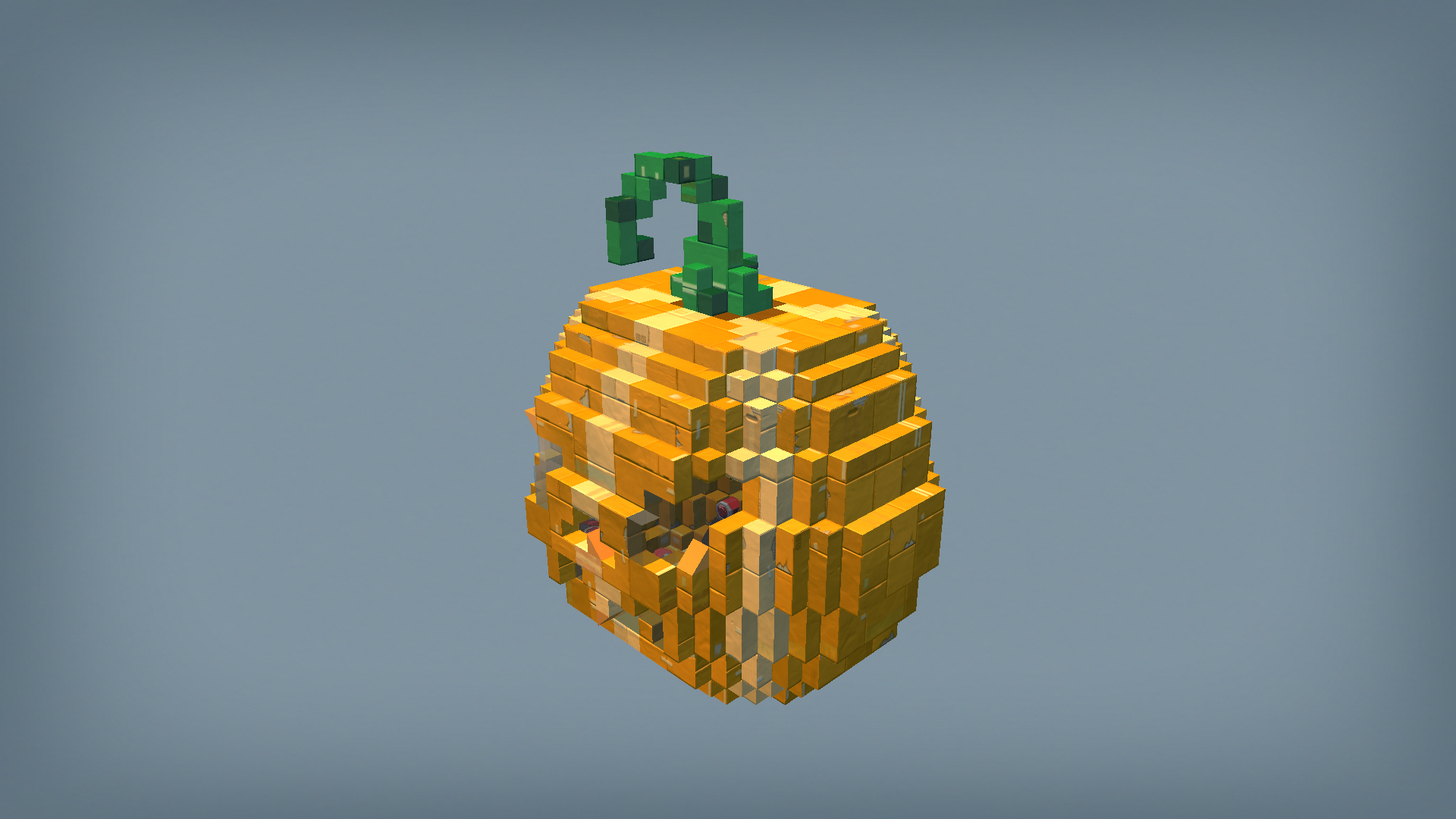 Scary halloween pumpkin