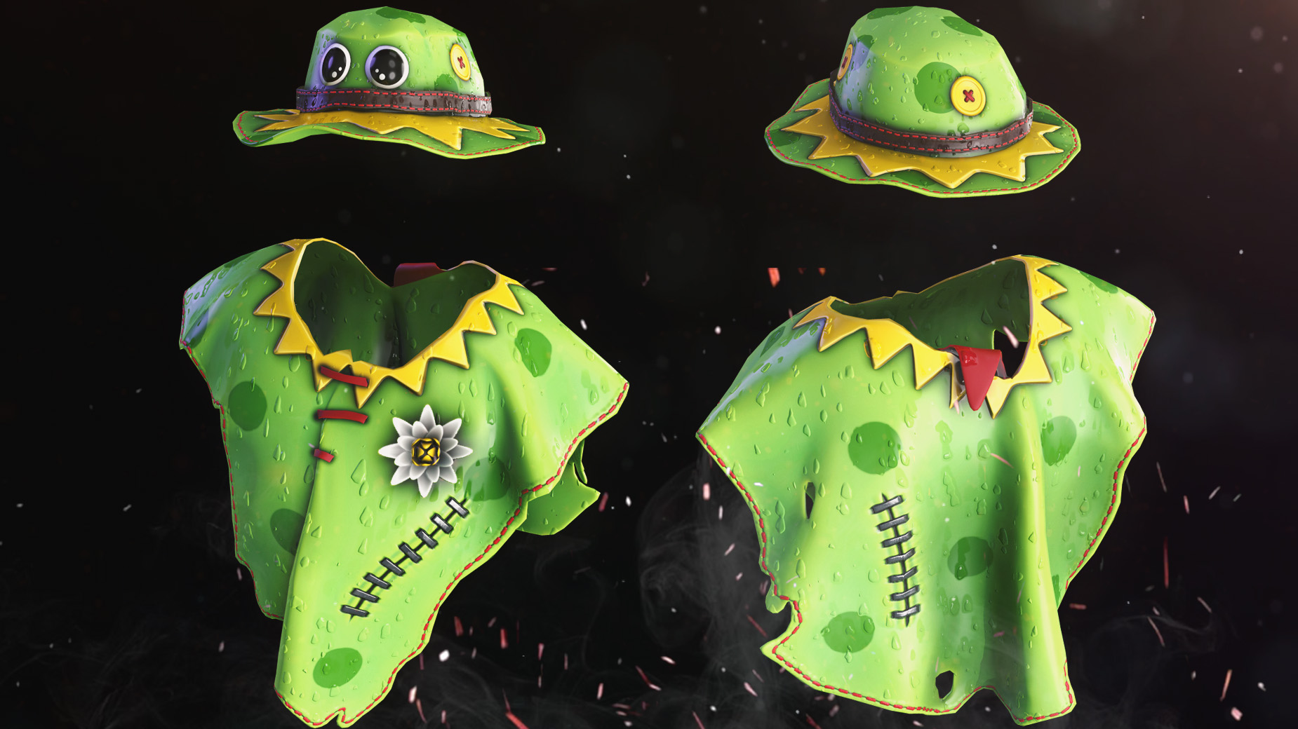 Frog Cosplay Boonie Hat