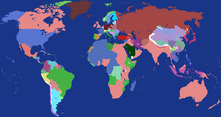 World Map - 1925 (Large)