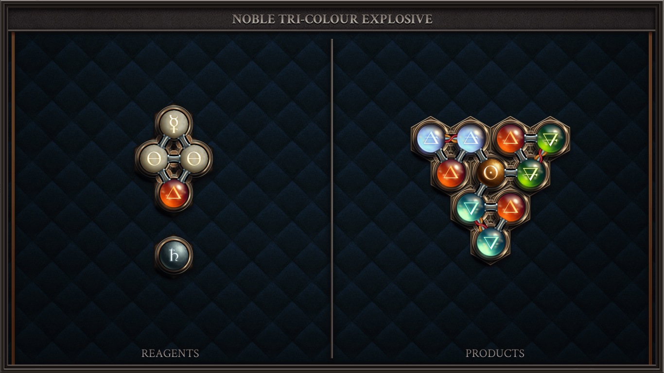 Noble Tri-Colour Explosive