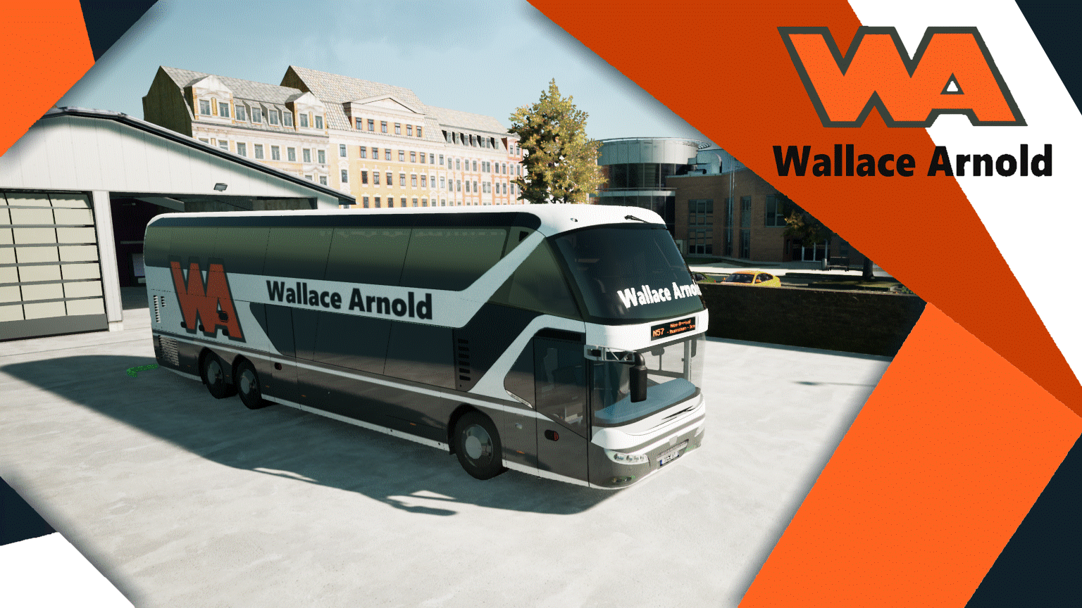 NEOPLAN SKYLINER White Gray Wallace Arnold