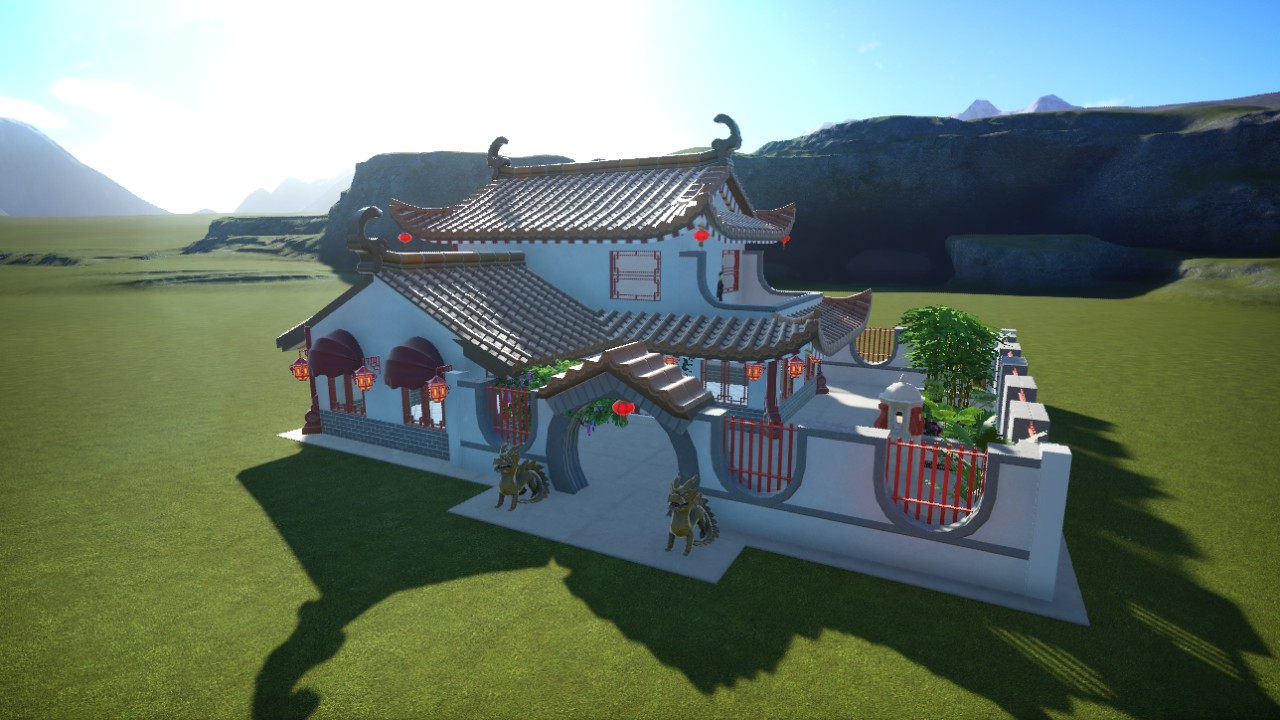 Traditional Chinese Landhouse.