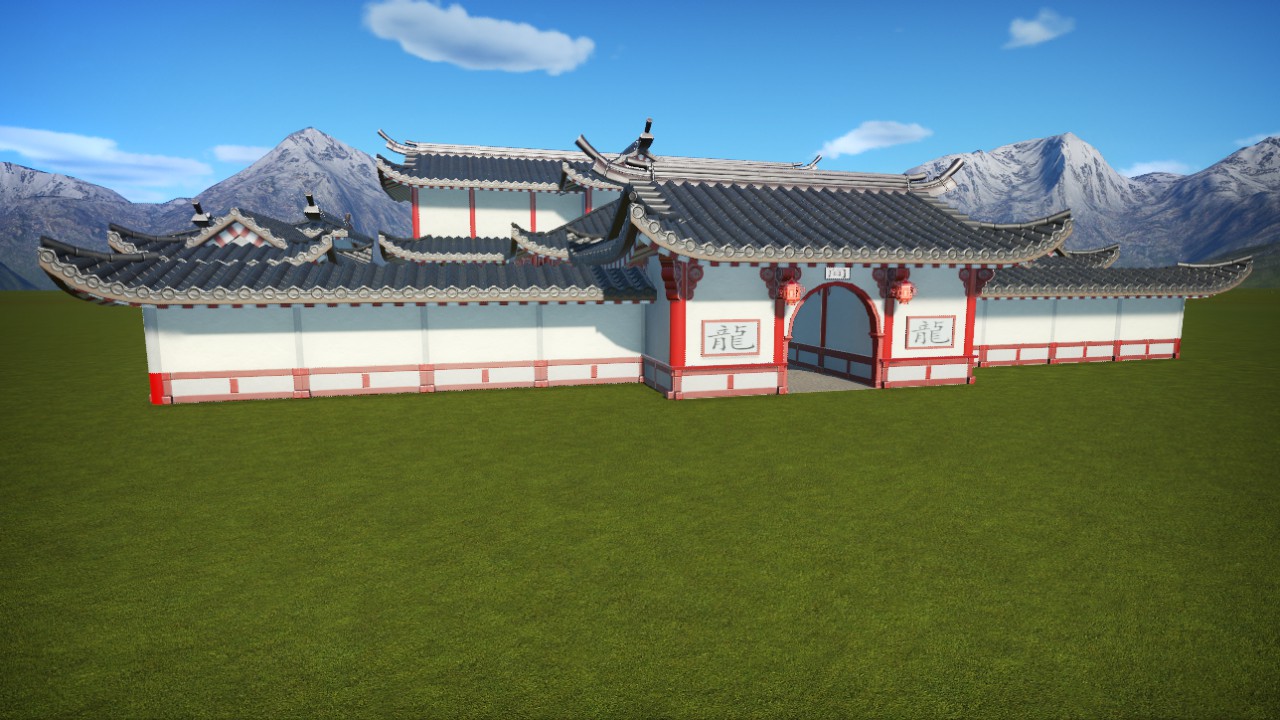 Railway Tempel Red Dragon.