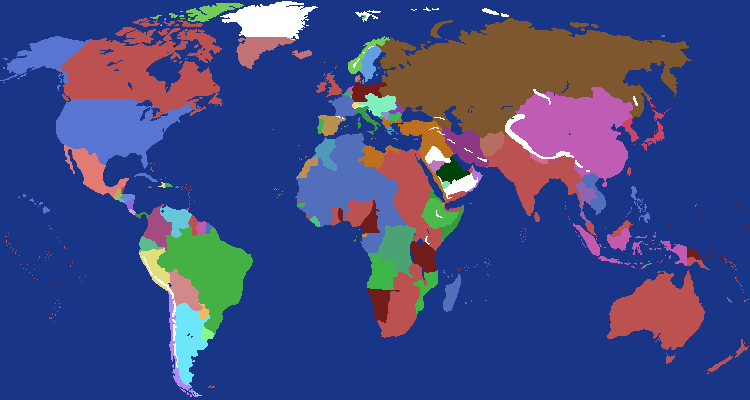 World Map - 1907 (Large)