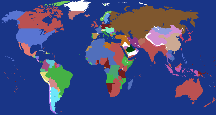 World Map - 1911 (Large)