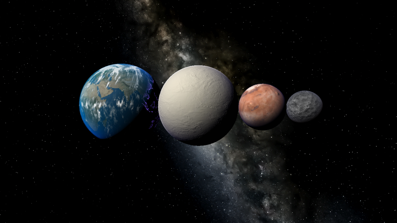 Ultra Realistic Inner Solar System Objects