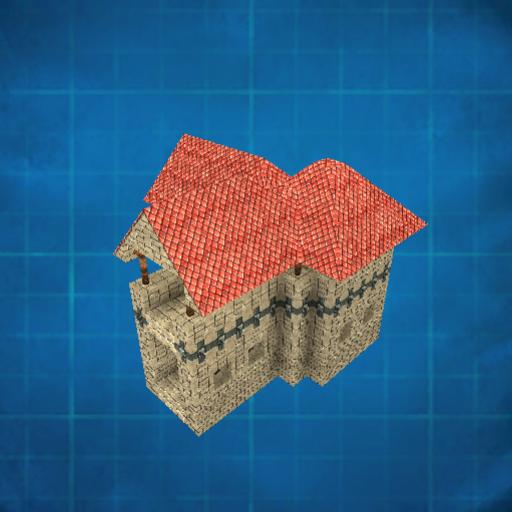 castle 2, wall corner 1