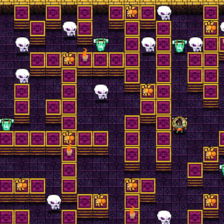 Skull maze
