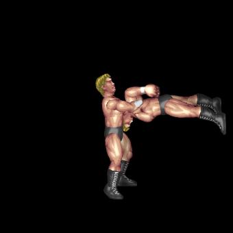 Sitout Double Arm Facebuster