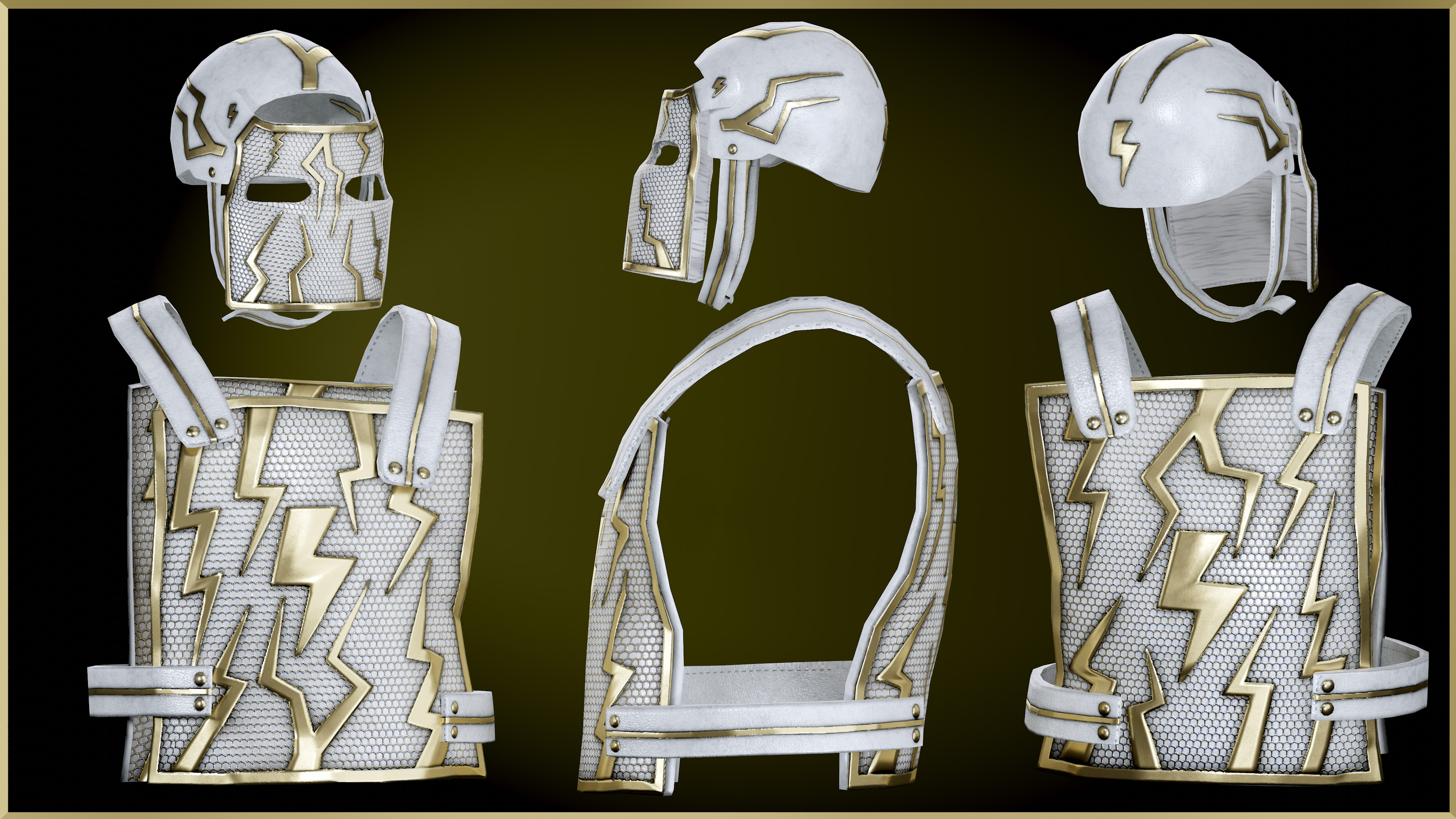 Thundergold Facemask