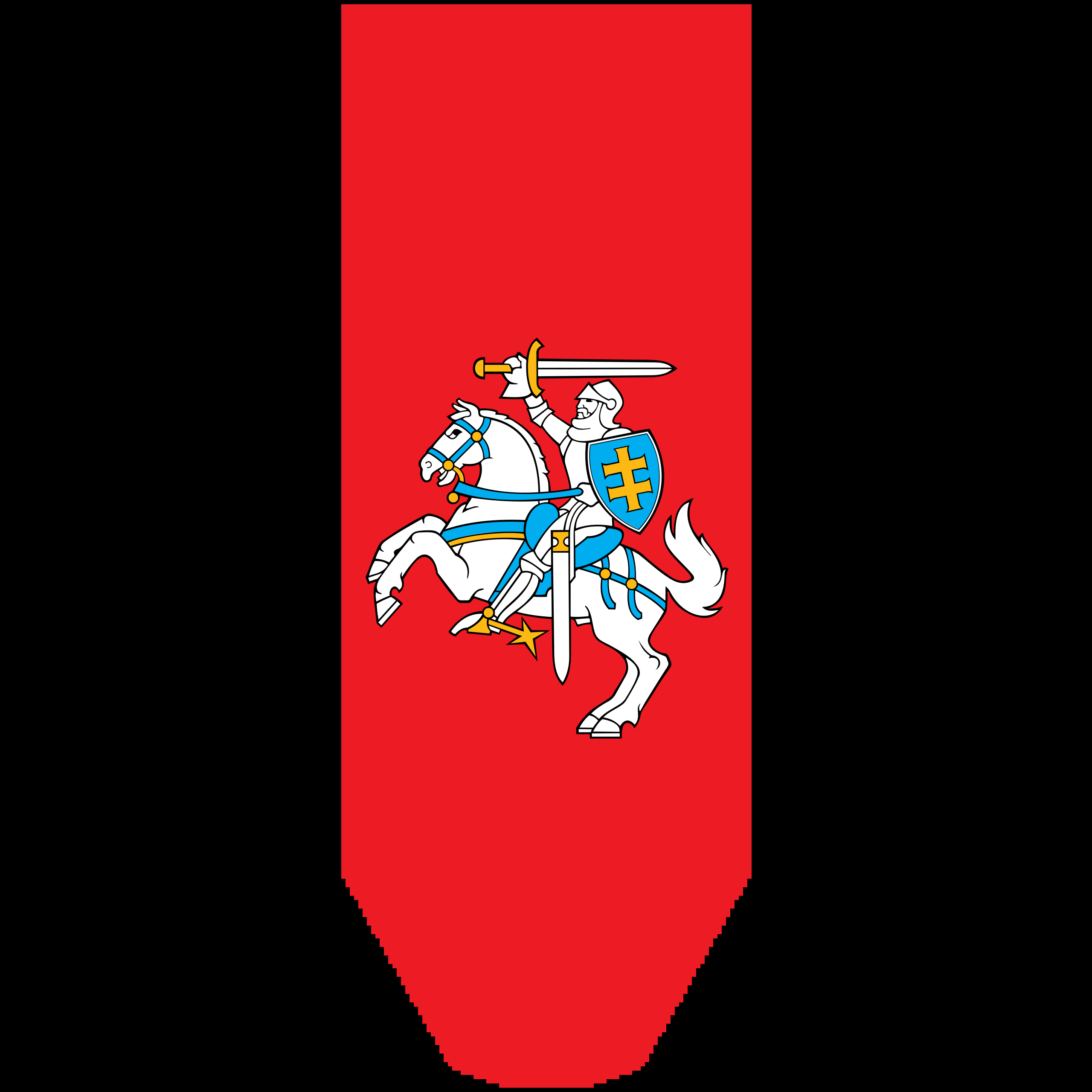 Flag of Lithuania (Vytis)