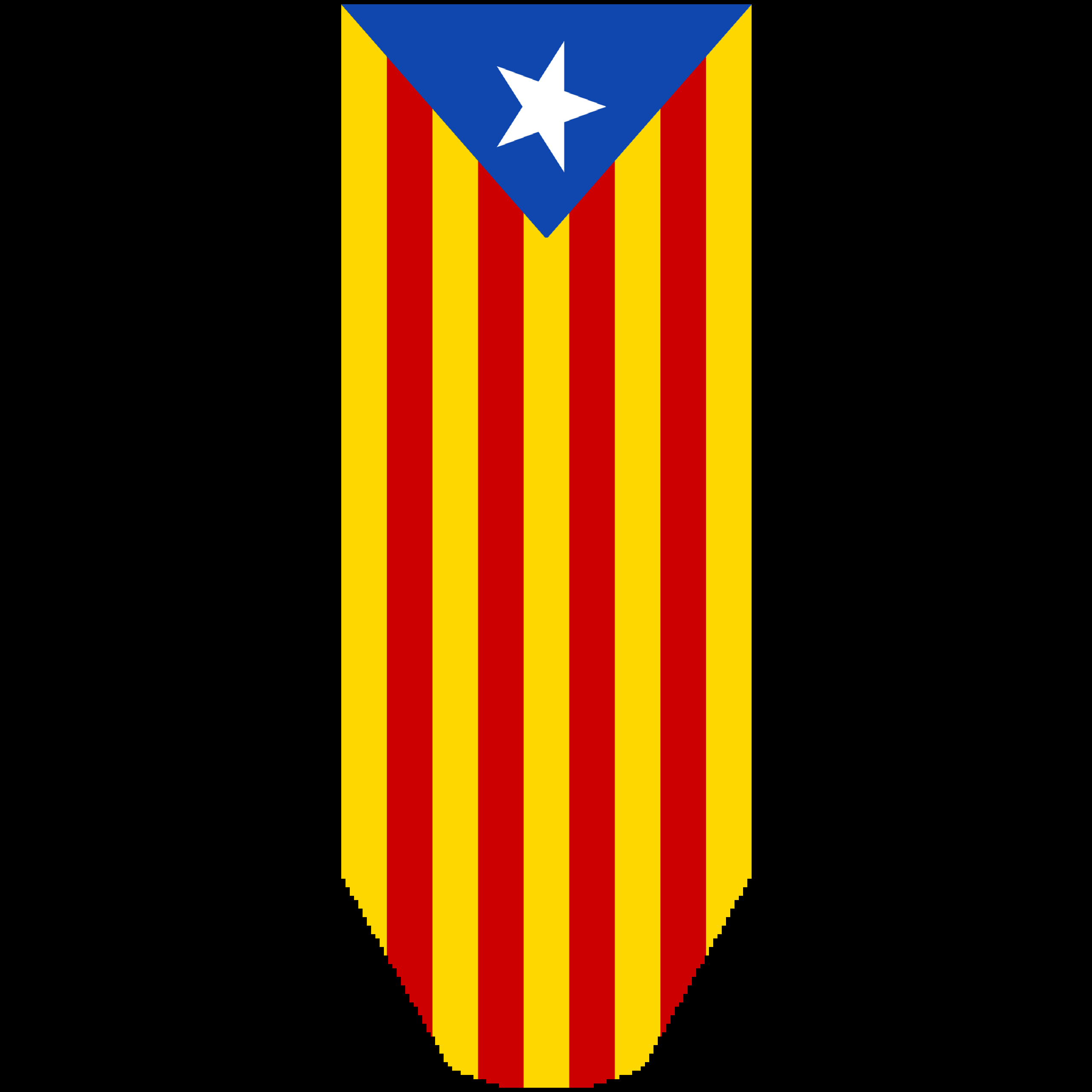 Flag of Catalonia (Spain)