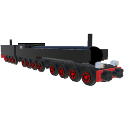 Early Zombie Railroad Triplex Locomotive