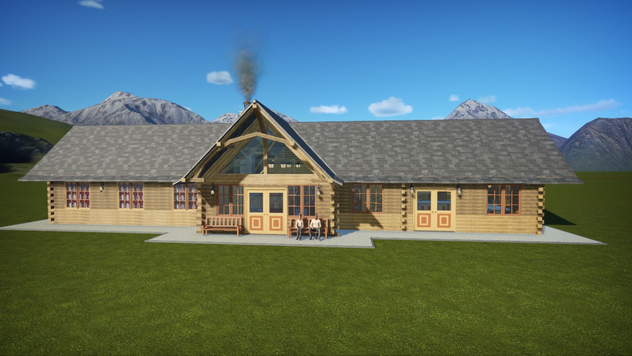 Log Timber House.