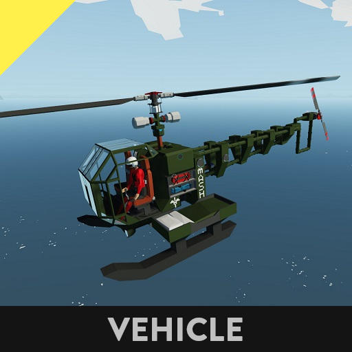 Bell 47G Helicopter - MASH Edition