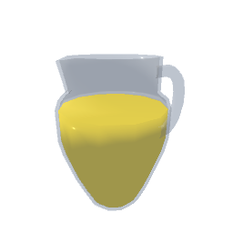 Glass Pitcher of Pineapple Juice