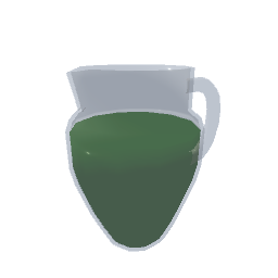 Glass Pitcher of Lime Juice