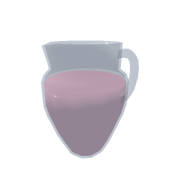Glass Pitcher of Pink Lemonade