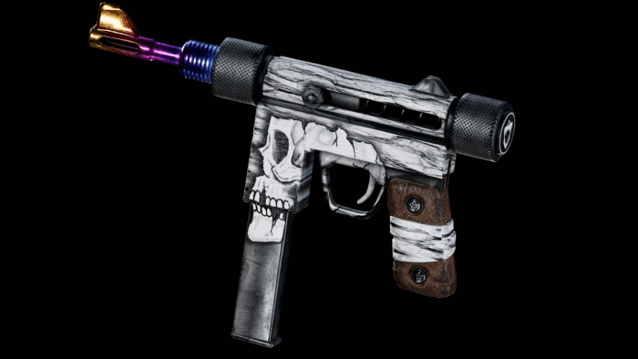 Arctic Skull SMG