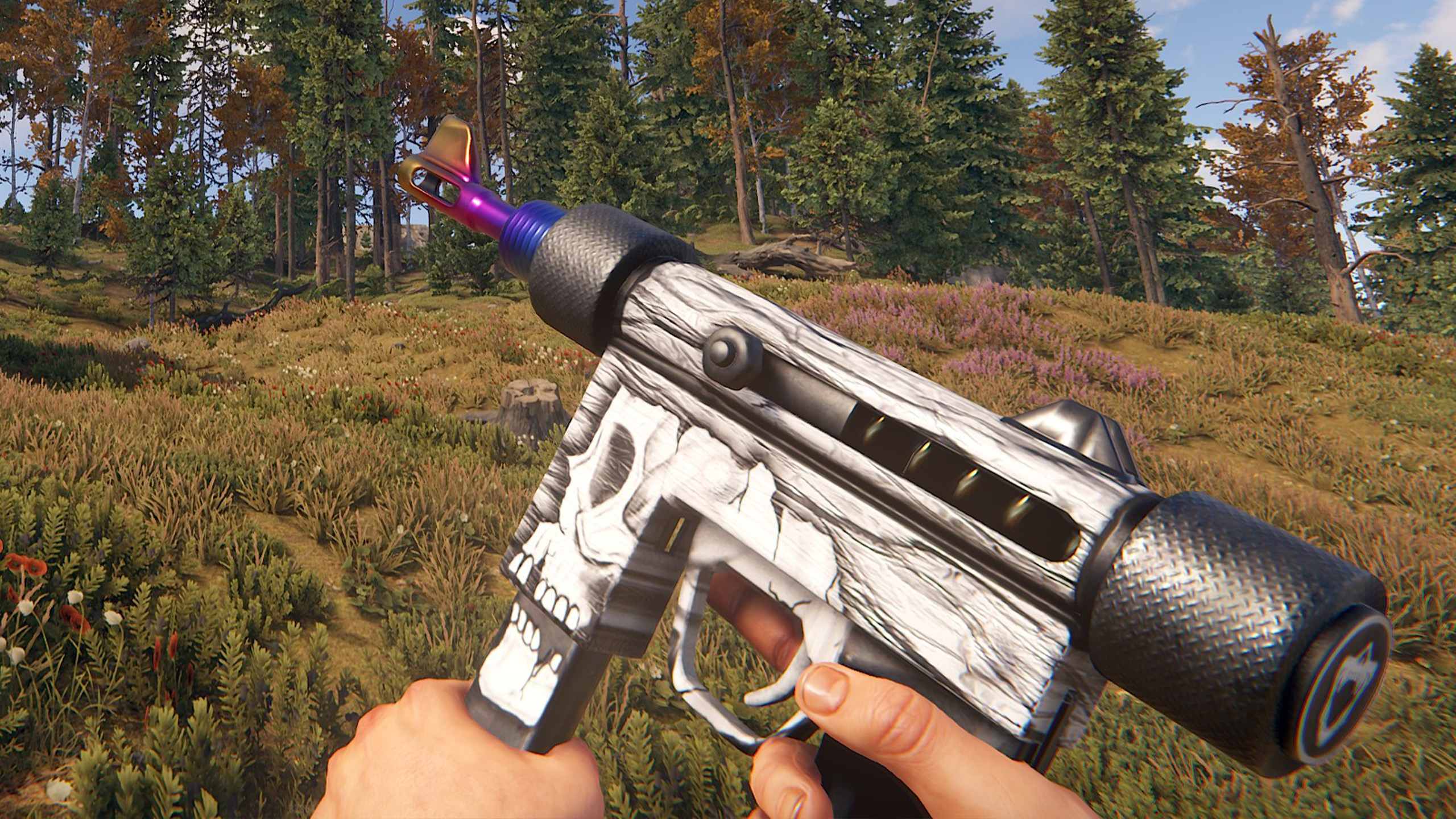 Arctic Skull SMG