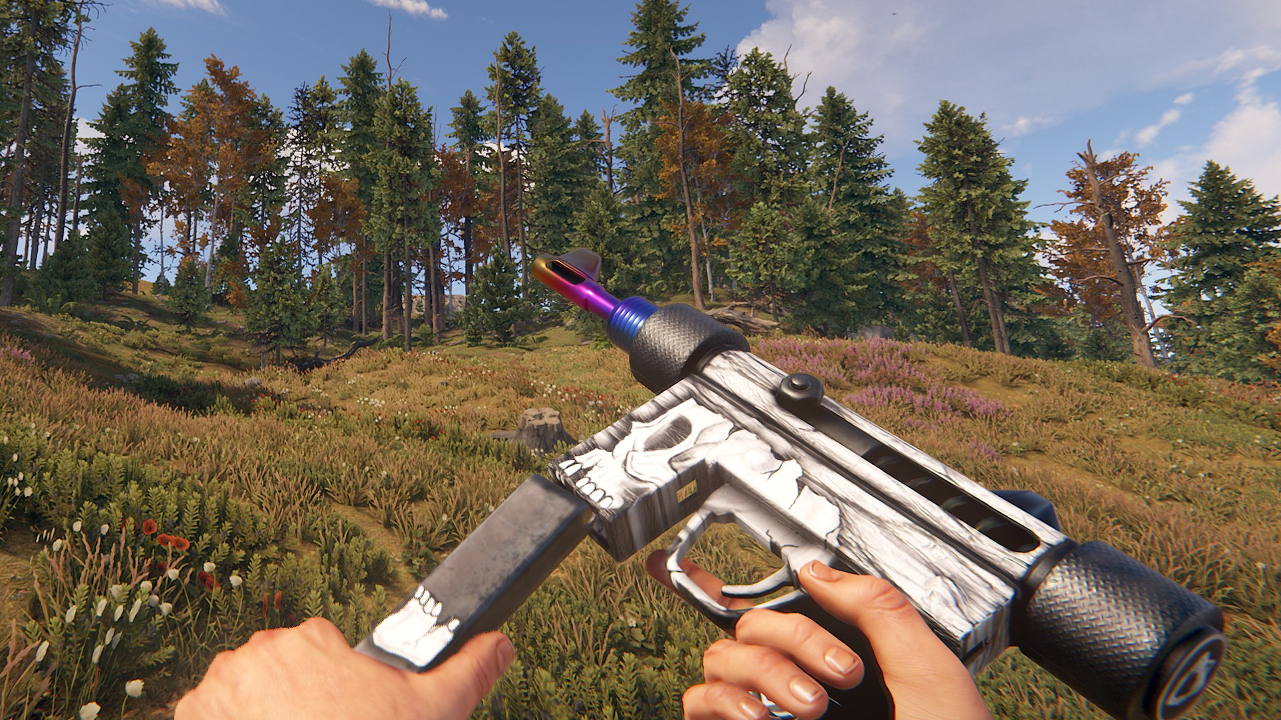 Arctic Skull SMG