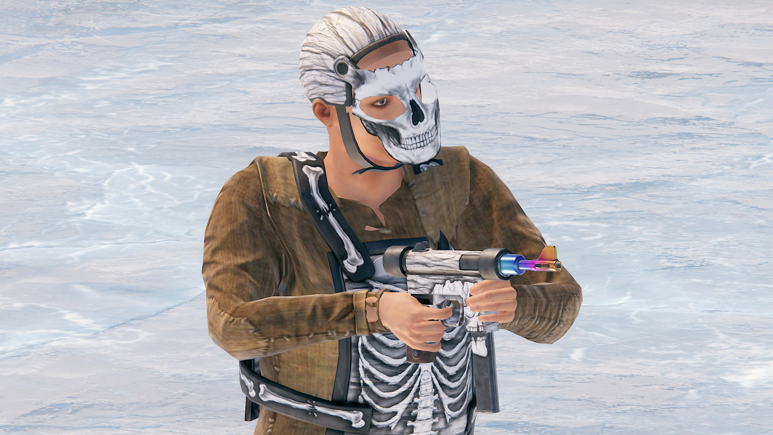 Arctic Skull SMG