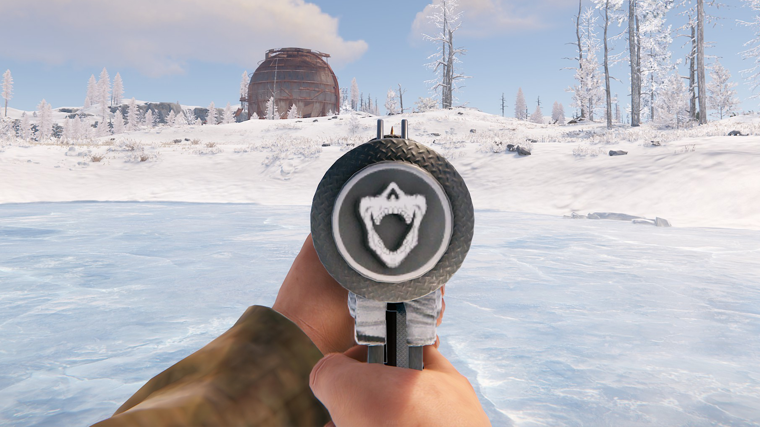 Arctic Skull SMG