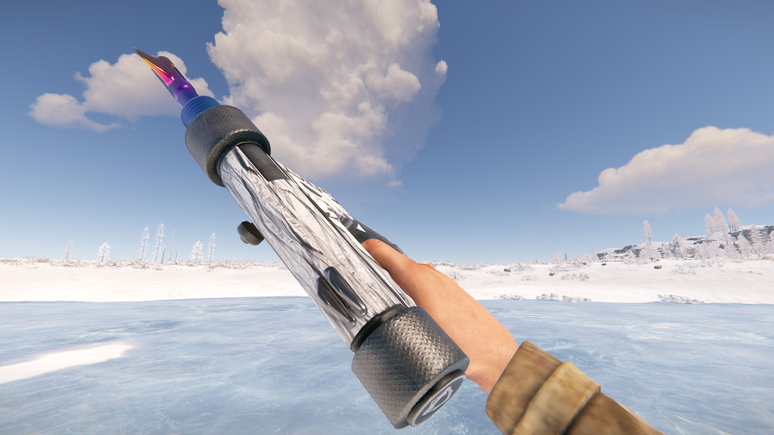 Arctic Skull SMG