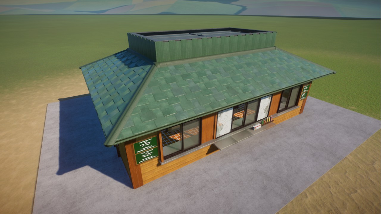 Small concession stand with toilets preview
