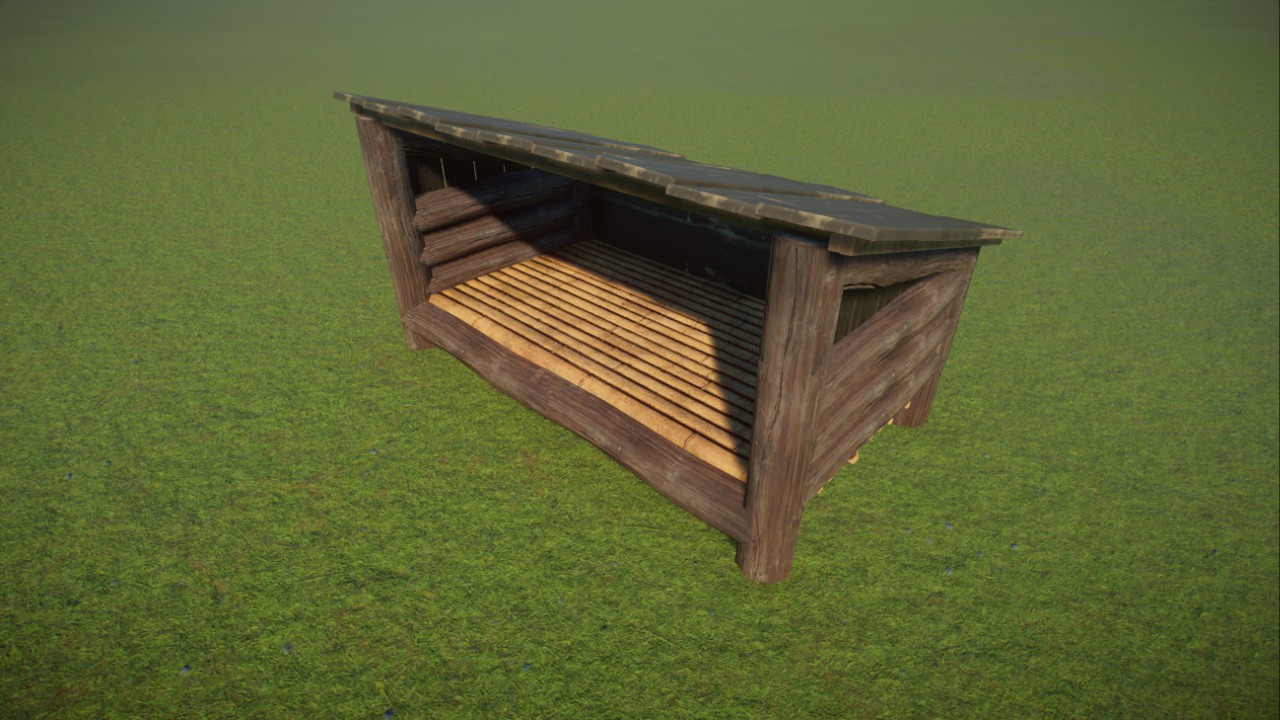 Leopard rest shelter preview