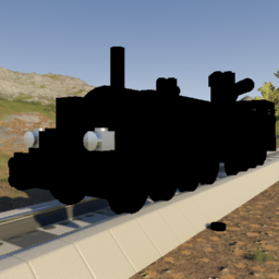 Early Zombie Railroad Armored Locomotive
