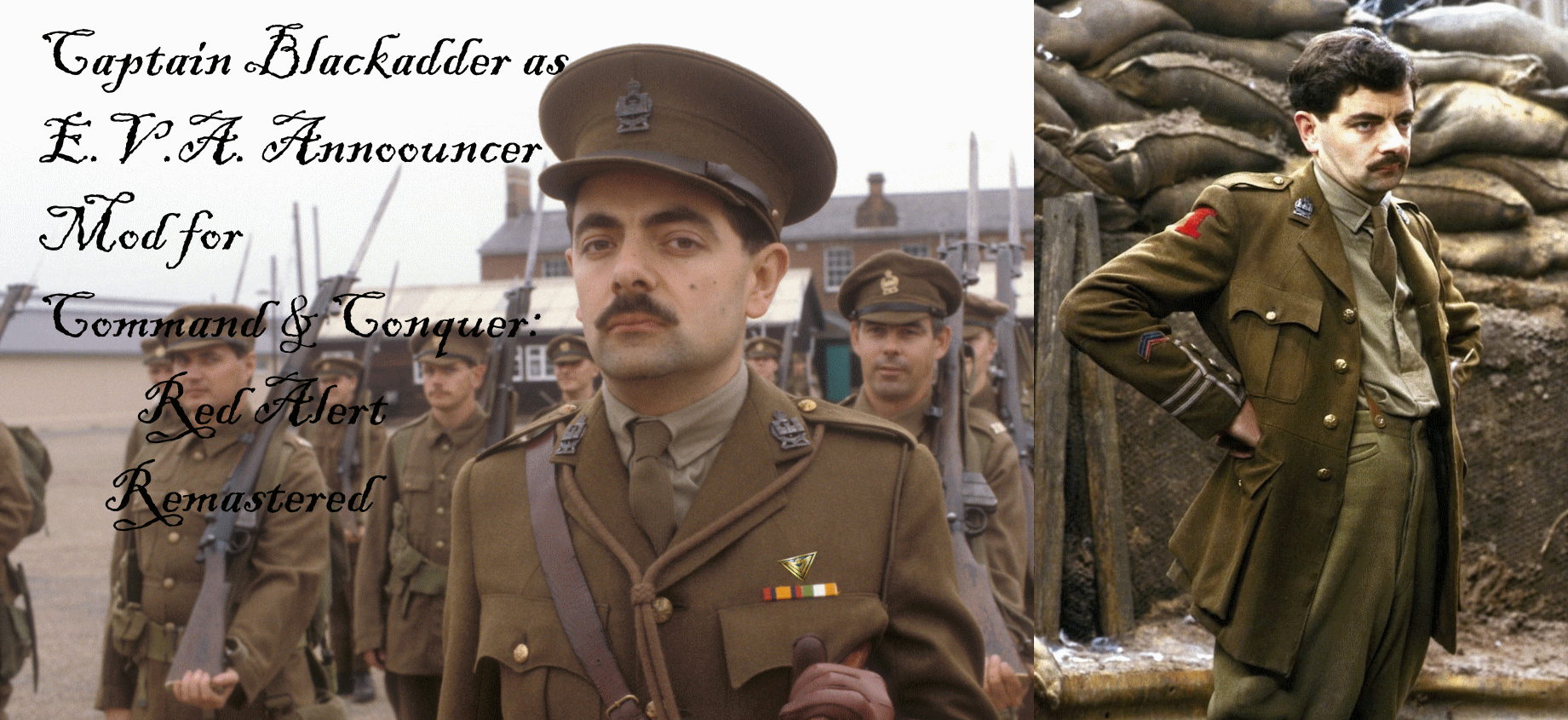 Captain Blackadder as EVA Announcer for Red Alert