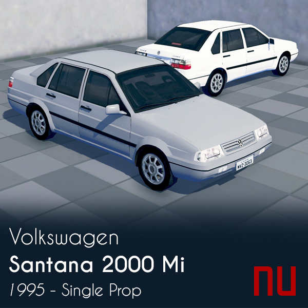VW Santana 2000 Mi 1995 (Single Prop)