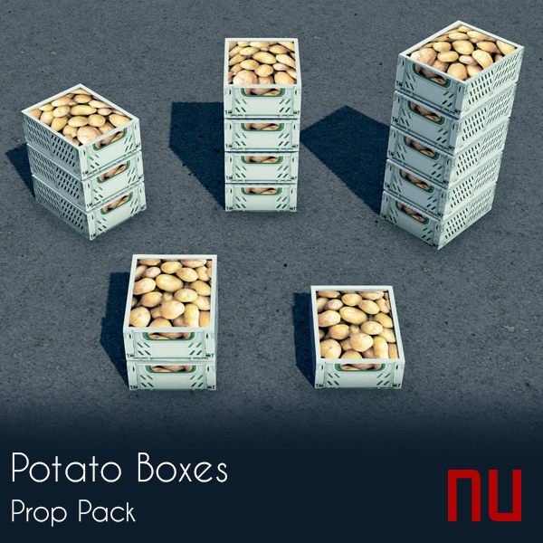 Potato Boxes | Prop Pack
