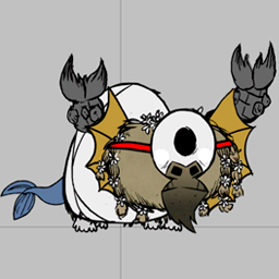 "beefalo_build_test_swap" retexture (files from Don't Starve Newhome Prototype)