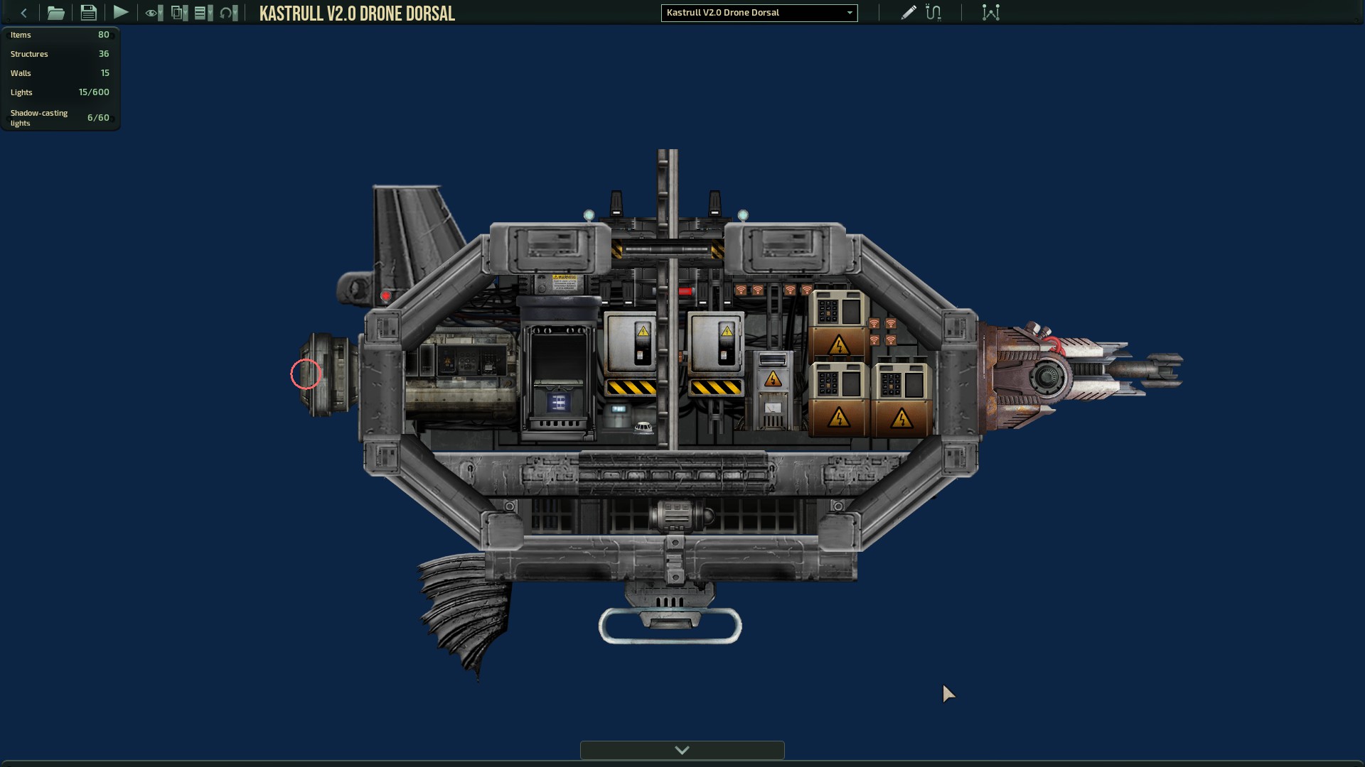 Kastrull V2.0 Drone Dorsal