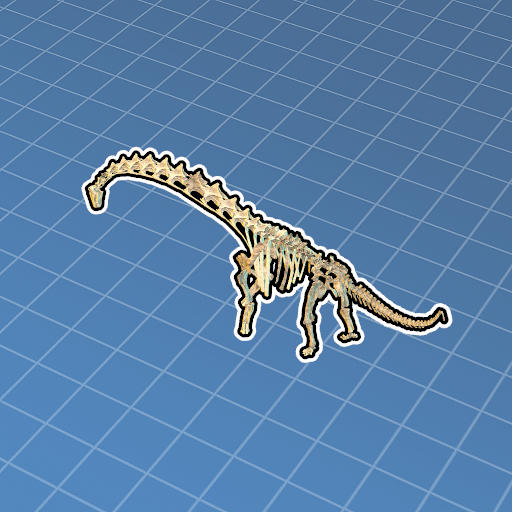 Dreadnoughtus schrani mounted skeleton preview