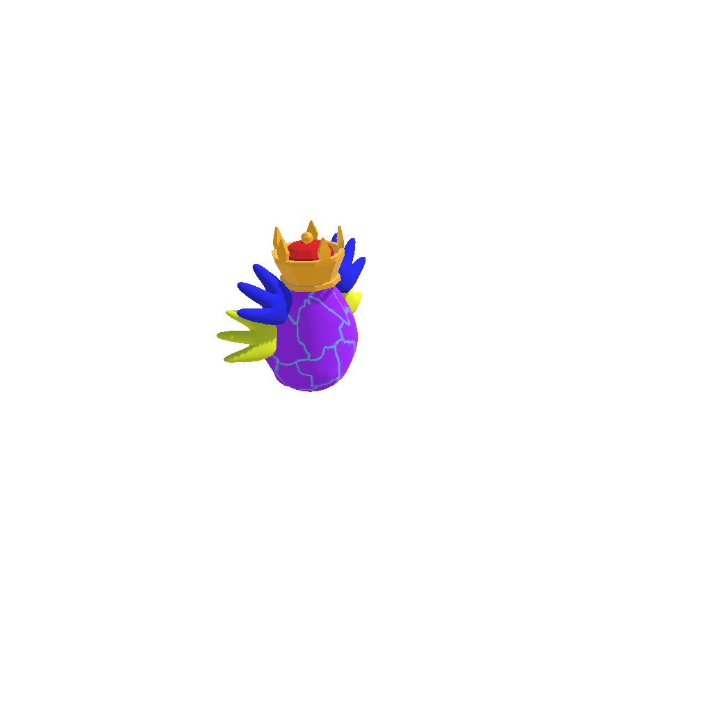 Rainbow dragon egg