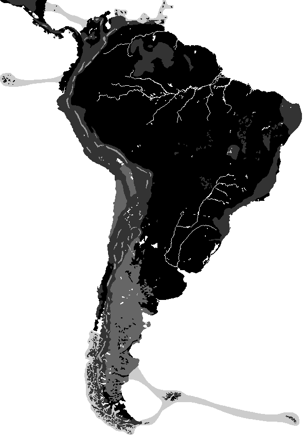 South America (empty basic map)
