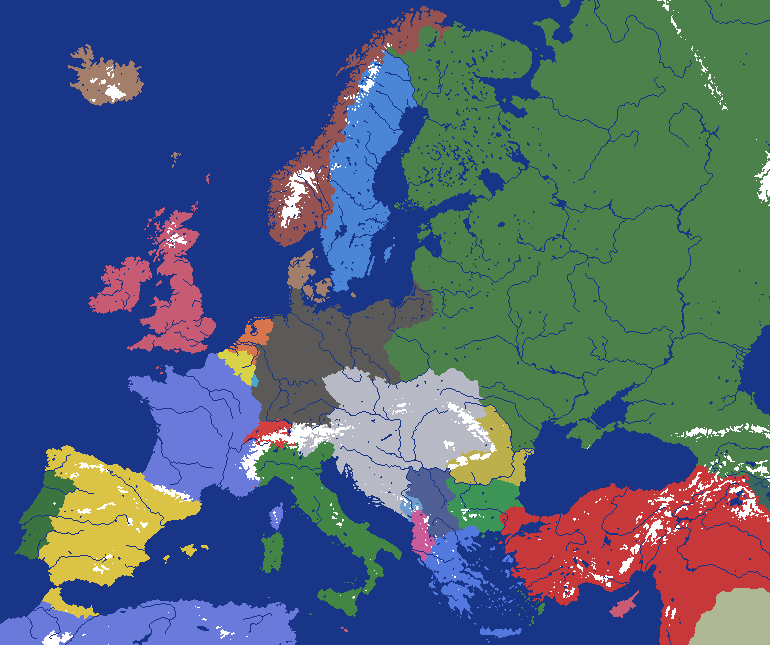 Advanced Europe but its 1914