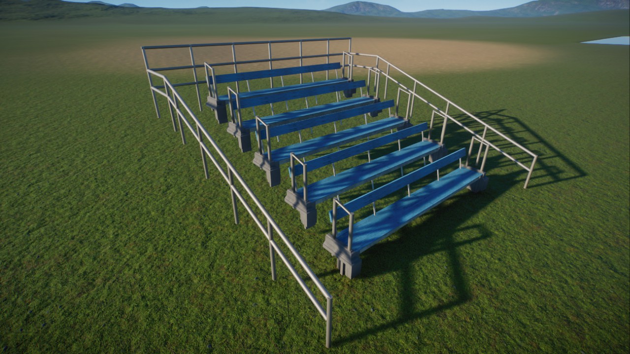 Zoo talk seating cover with hand rails preview