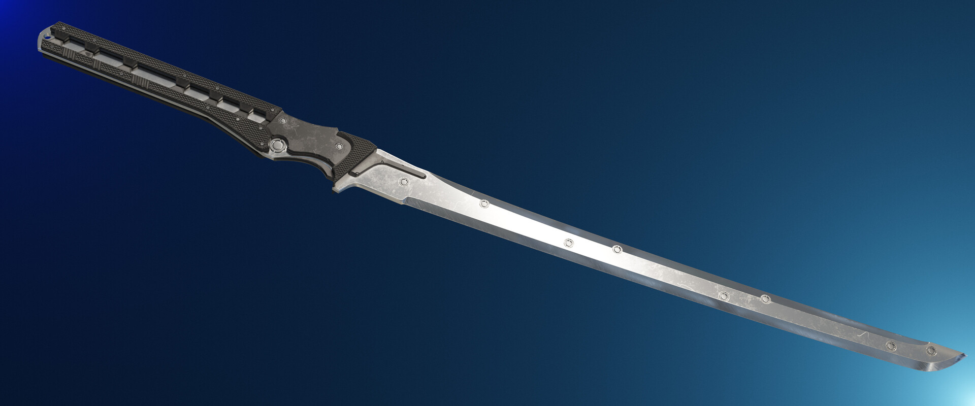 [HUD icon]  Raiden's High-frequency blade (replace Katana)
